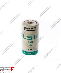 باتری لیتیومی سایز متوسط سفت LSH14 ساخت فرانسه ولتاژ 3.6 ولت 5800میلی امپر-غیر قابل شارژ