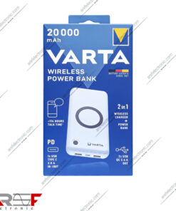 پاوربانک Wireless فست شارژ Varta ظرفیت 20000 میلی آمپر