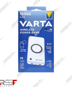 پاوربانک Wireless فست شارژ Varta ظرفیت 15000میلی آمپر