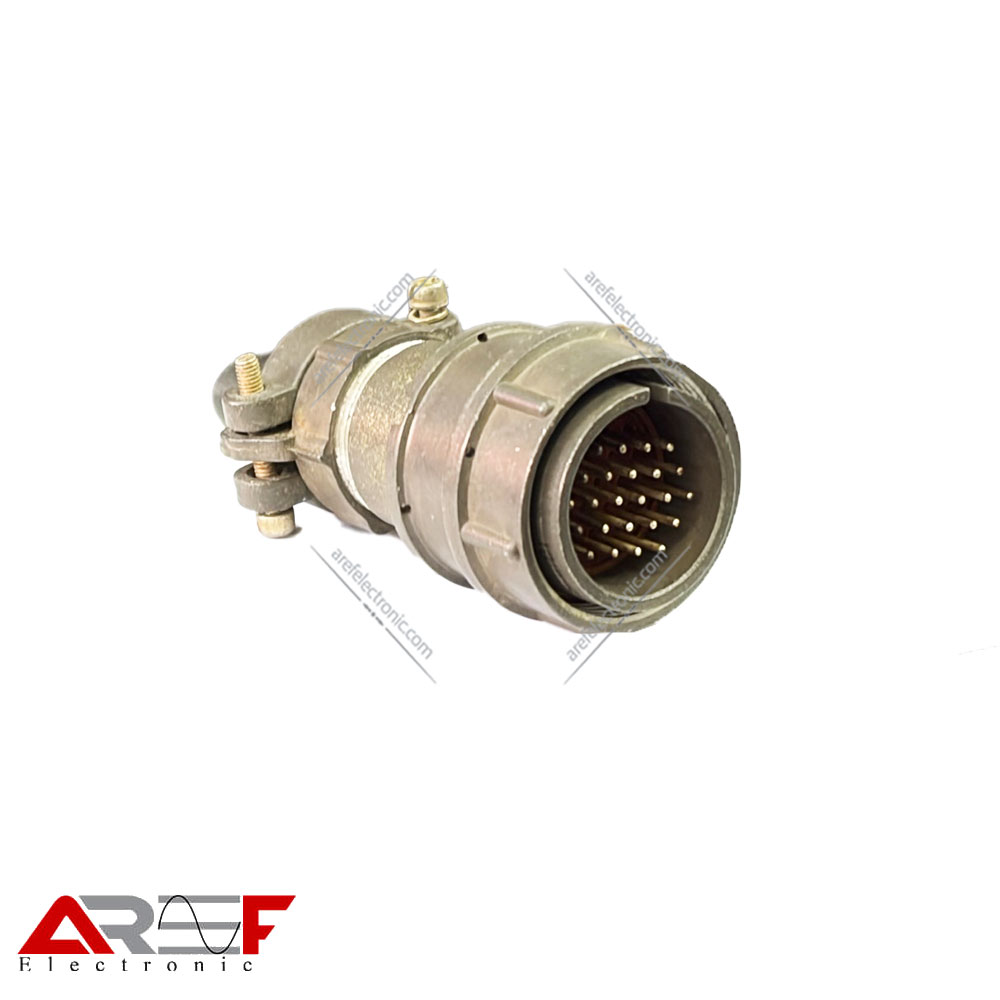 کانکتور روسی 24پین قطر 27mm نری سرکابلی با کاور