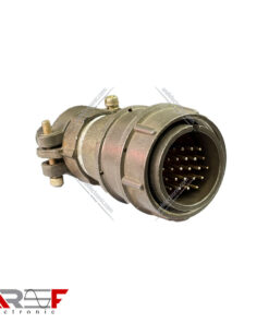 کانکتور روسی 24پین قطر 27mm نری سرکابلی با کاور - تصویر 2